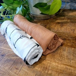 Muslin Baby blanket set, gender neutral